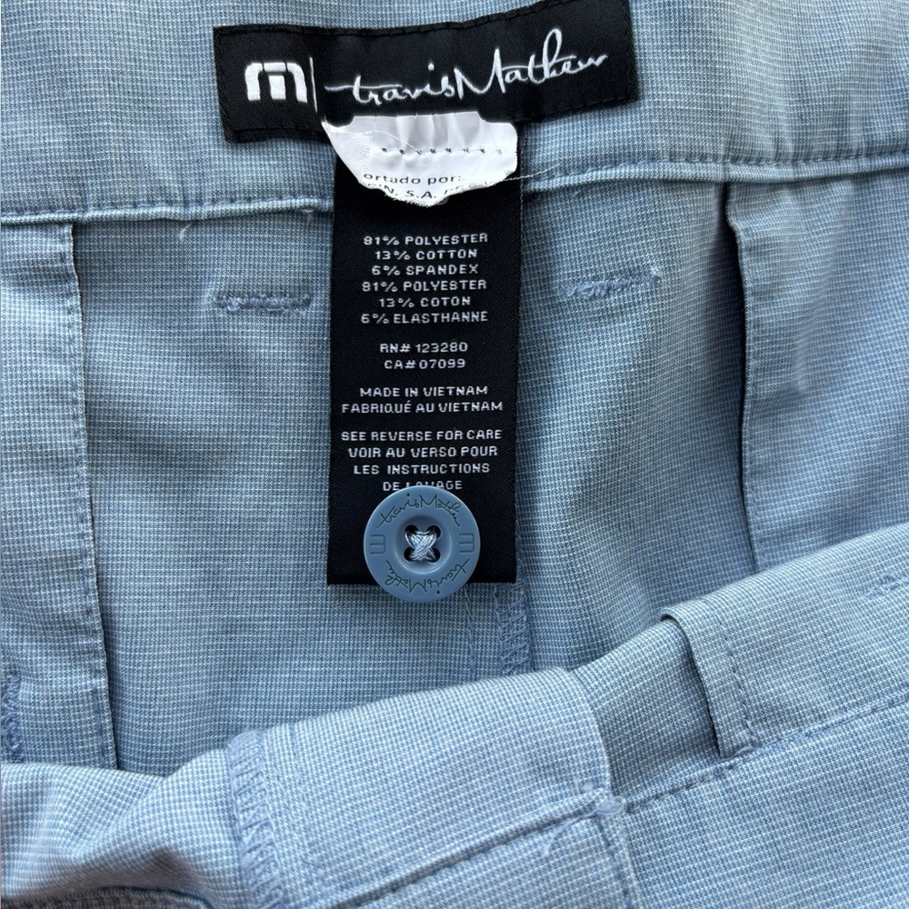 Travis Mathew‎ Men's Shorts Blue Golf Hybrid Stretch Performance Size Unknown - Picture 3 of 5